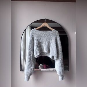 MAJORELLE | CROPPED FUZZY SWEATER | large